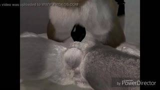 Anime monster shoves his big cock inside a cute thing